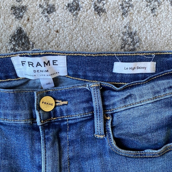 Frame Le High skinny with torn knees - Picture 2 of 3